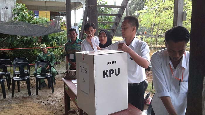 PEMILIHAN KADES: Pelaksanaan pencoblosan untuk memilih calon kepala desa yang terlaksana di Kabupaten Nunukan.