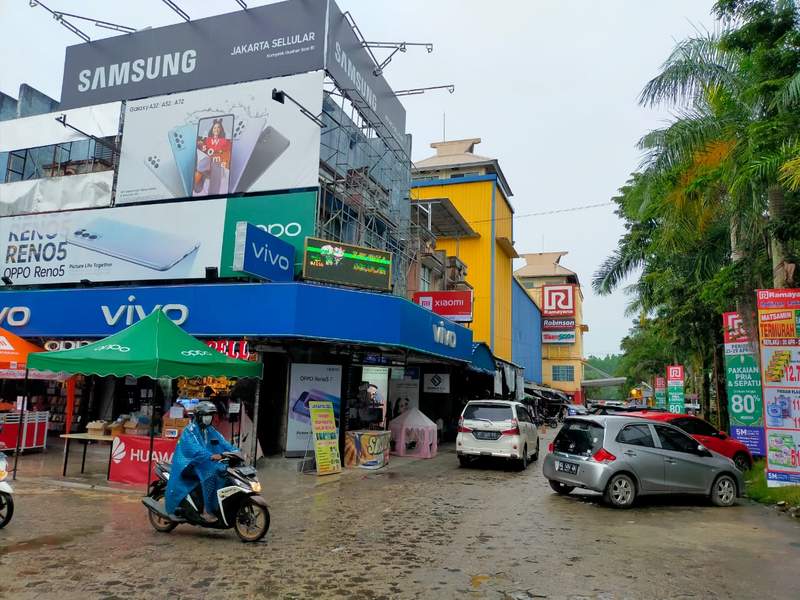 PENDUKUNG EKONOMI: Pasar Gusher salah satu penggerak roda ekonomi Tarakan.