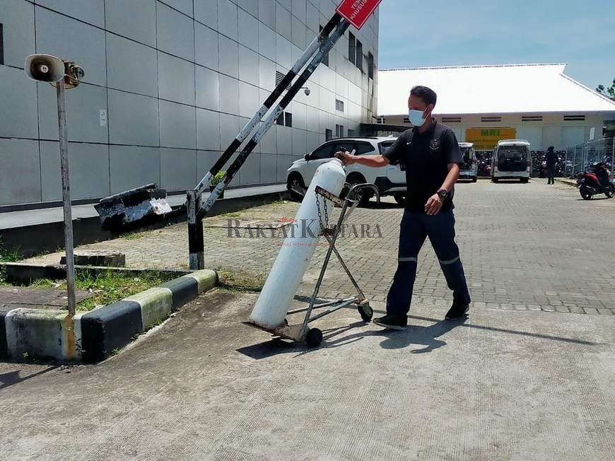 JANGAN KEHABISAN: RSUD Tarakan membutuhkan lebih banyak oksigen seiring semakin banyaknya pasien Covid-19 yang dirawat.