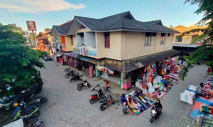 PUSAT PERBELANJAAN: Kawasan THM yang bersengketa antara Pemkot Tarakan dengan pemilik HGB ruko.