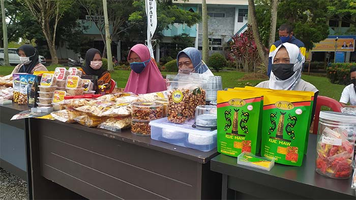 PRODUK UMKM: Di masa pandemi Covid-19 saat ini, pelaku UMKM bisa memanfaatkan medsos untuk promosikan produknya.