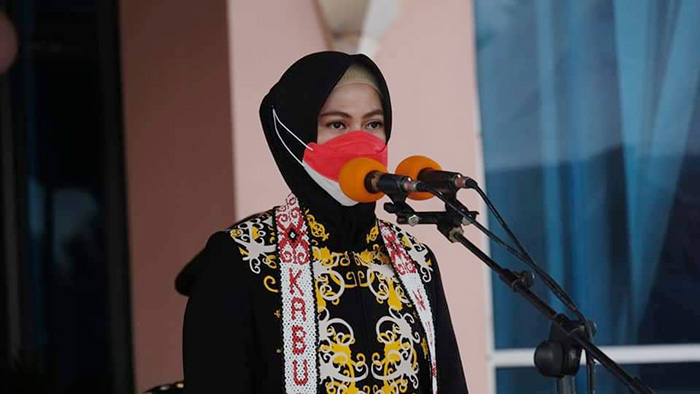 PERLU WASPADA: Masyarakat Nunukan agar berhati-hati saat dimintai uang yang menggunakan akun atasnama Bupati Nunukan Hj Asmin Laura Hafid.