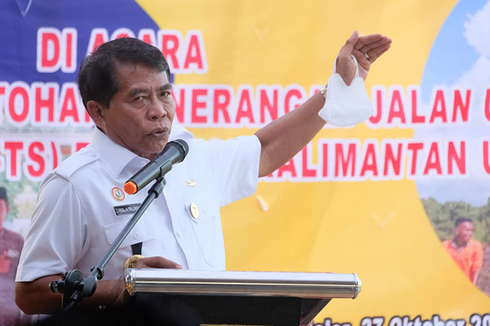 ANTISIPASI: Gubernur Kaltara Drs H Zainal Arifin Paliwang SH M.Hum mengingatkan kepada masyarakat agar tetap patuhi prokes.