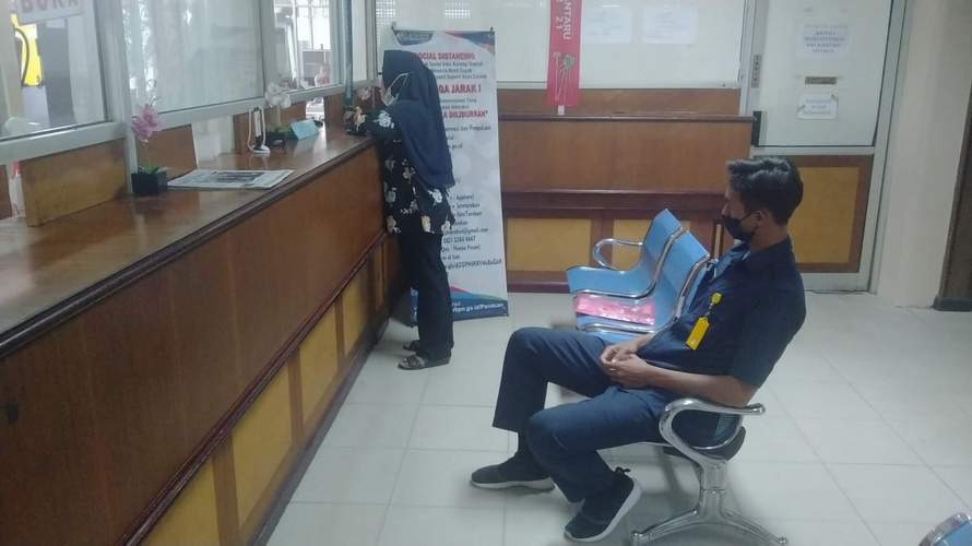 PELAYANAN: Kantor Pertanahan Tarakan membuka layanan laporan dugaan mafia tanah.(SEPTIAN ASMADI/HRK)