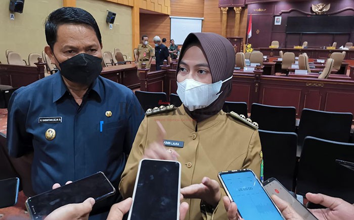 PRIHATIN: Bupati Nunukan Hj Asmin Laura Hafid menyayangkan adanya dugaan ijazah palsu dari calon kades yang sudah terpilih.