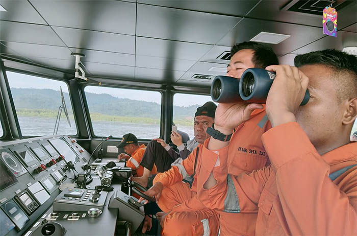MASIH DICARI: Tim SAR gabungan lakukan pencarian di hari kedua, terhadap hilangnya KM Subur Indah di perairan Tarakan hingga Sebatik, Selasa (30/11).