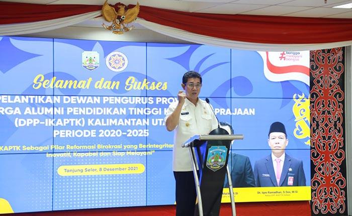 CEGAH KORUPSI: Wakil Gubernur Kaltara Dr Yansen TP M.Si menilai tindakan korupsi dapat merugikan orang lain.