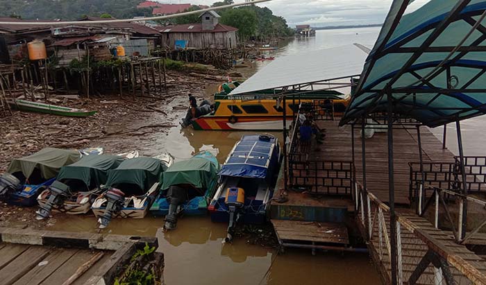 TARIF RETRIBUSI: Pelabuhan Tideng Pale menjadi salah satu penyumbang PAD bagi KTT, Jumat (21/1).