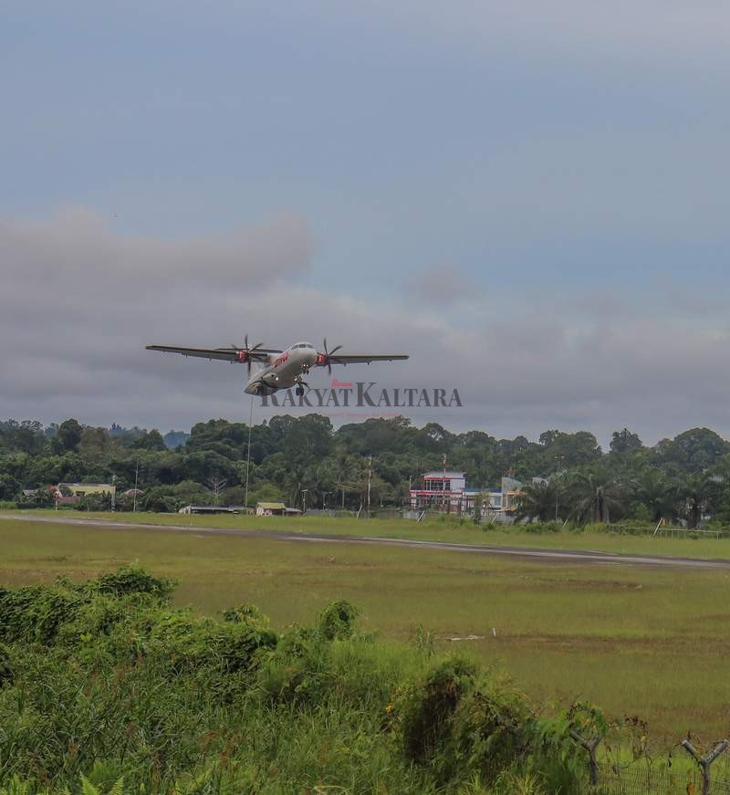BELUM DIPERPANJANG: Bandara Tanjung Harapan, Tanjung Selor, saat ini belum ada melakukan perpanjangan landas pacu.