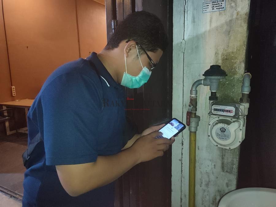 PPN GAS. Tagihan gas pada April mendatang dikenaik PPN sebesar 11 persen dari nilai tagihan.(SEPTIAN ASMADI/HRK)