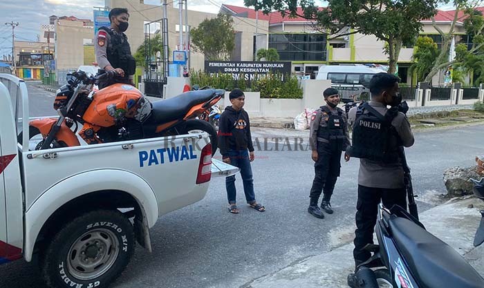 DITINDAK TEGAS: Sepeda motor yang diamankan karena aksi balap liar akan dikembalikan usai Lebaran.