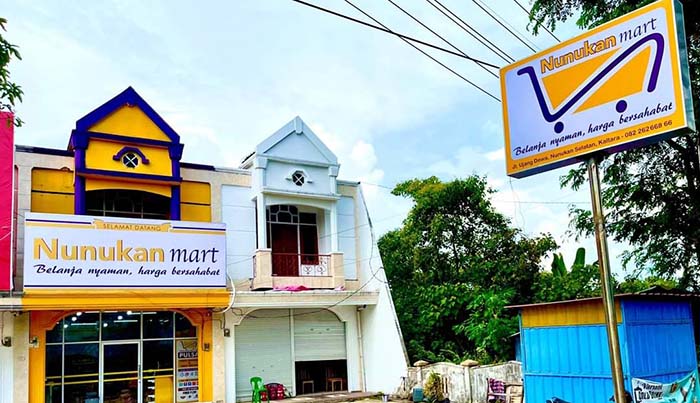 PELUANG USAHA: Dengan adanya cabang ritel di Nunukan Selatan memberikan kesempatan bagi para pelaku UMKM lokal.