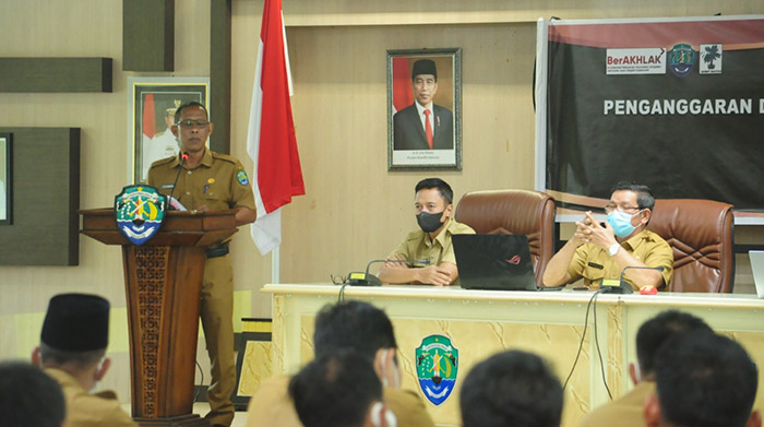 PROGRAM PRIORITAS: Bupati Bulungan Syarwani (kiri) menilai aspek digitalisasi memberikan dampak multiplayer efek bagi masyarakat.