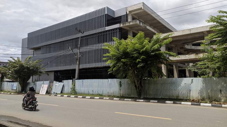 ASET: Salah satu aset Pemprov Kaltara, adalah Gedung Sekretariat yang berada tepat di samping kantor Gubernur Kaltara.