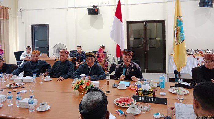 SILATURHAMI: Pengurus Adat Ulun Pagun KTT,berikan ide dan gagasan kepada pemkab KTT.