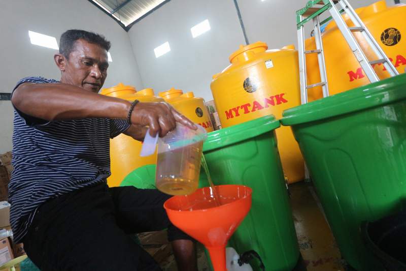 MINYAK GORENG: Mengantisipasi mahalnya minyak goreng dan memberikan masyarakat alternatif yang murah, Pemkab Bulungan akan mendatangkan minyak goreng curah.