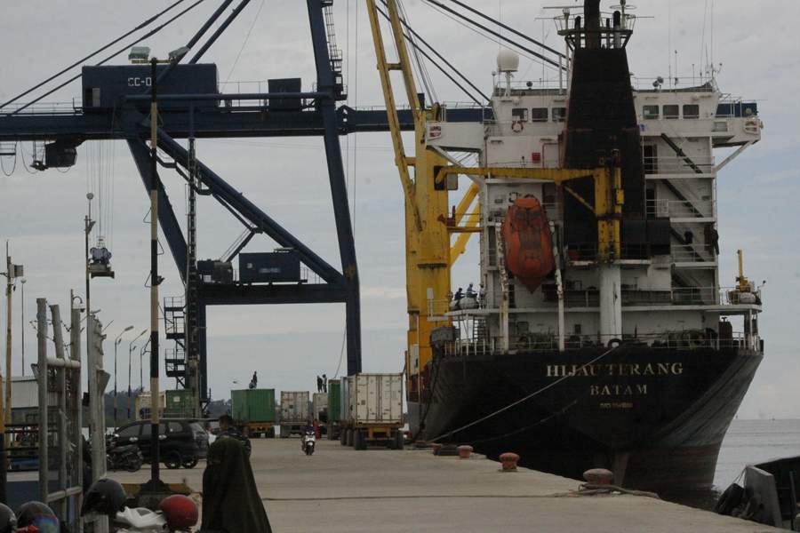 SIAP DITINGKATKAN: Pelabuhan Malundung setelah mendapatkan izin amdal dari KLHK, siap dilakukan peningkatan dermaga.