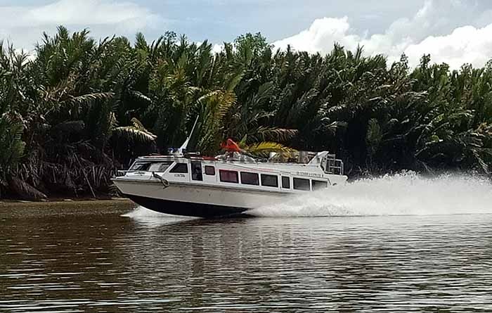 BERI DAMPAK: Tiket speedboat reguler bakal diusulkan naik seiring terjadi kenaikan harga BBM bersubsidi.