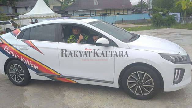 KENDARAAN LISTRIK: Untuk saat ini ketersediaan mobil listrik hanya masih dimiliki UP3 PLN Kaltara.
