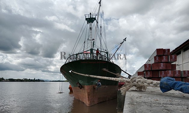 PENGERUKAN: Pelabuhan Kayan I Tanjung Selor masih dangkal membuat aktivitas bongkar muat jadi terhambat.