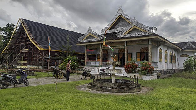 BANGUNAN BERSEJARAH: Lahan Kesultanan Bulungan dihibahkan ke Pemprov Kaltara untuk dibangun kembali dengan kebutuhan anggaran diperkirakan mencapai Rp 50 miliar.