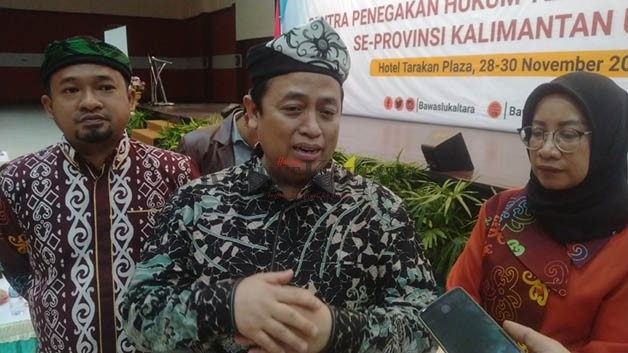 PEMILU 2024: Anggota Bawaslu RI Puadi (tengah) ingin penyelenggaraan membangun kemandirian dalam proses tahapan Pemilu 2024.