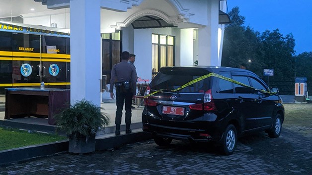 DISITA: Ditreskrimsus Polda Kaltara menyita kendaraan dinas yang diduga digunakan tersangka kasus pungli di KSOP Kelas III Tarakan.