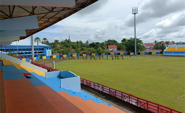 JELANG PORPROV: Stadion Andi Tjatjo Tanjung Selor, Kabupaten Bulungan akan digunakan untuk menggelar Opening Ceremony Porprov I Kaltara besok (17/12) sore.