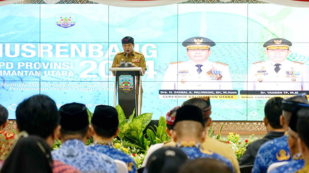 TAMPUNG USULAN: Gubernur Kaltara Zainal Arifin Paliwang menginginkan pelaksanaan Musrenbang untuk menggali aspirasi masyarakat.