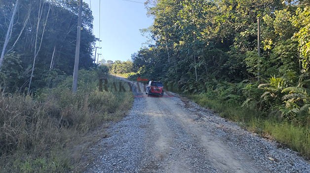 PEMBANGUNAN INFRASTRUKTUR: Peningkatan jalan menuju Tanjung Palas Barat salah satu program fisik harus bisa dimaksimalkan dari waktu yang tersisa tahun ini.