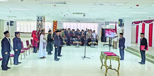 PENDATAAN: Sebelum dilaksanakan seleksi terbuka, Pemprov Kaltara akan mendata pejabat Eselon II dan III terlebih dahulu.