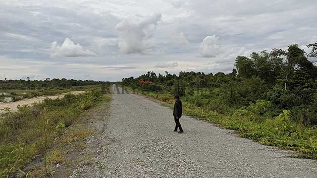 SUDAH DISURVEI: Lokasi rencana pembangunan Dome Sport Center yang berada di Pusat Pemerintahan KBM Tanjung Selor.