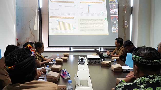 RAPAT INFLASI: Pemprov Kaltara mengikut Rakor Pengendalian Inflasi secara virtual.