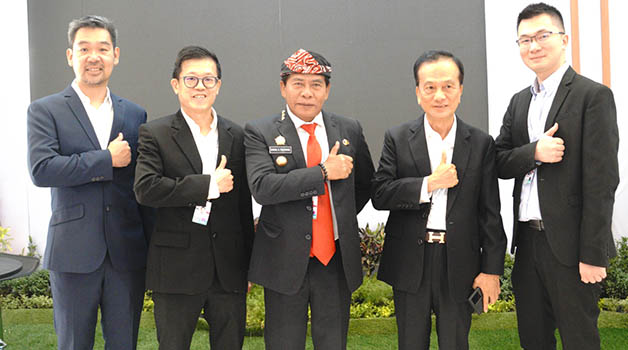 KONGRES PLTA: Gubernur Gubernur Kaltara Drs H Zainal Arifin Paliwang, SH., M.Hum (tiga dari kiri) menghadiri World Hydropower Congress 2023 di Bali, Selasa (31/10).