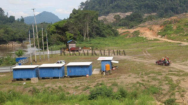 REVIEW BENDUNGAN: Desain bendungan PLTA Sungai Kayan di Kecamatan Peso, Kabupaten Bulungan perlu dilakukan review kembali.