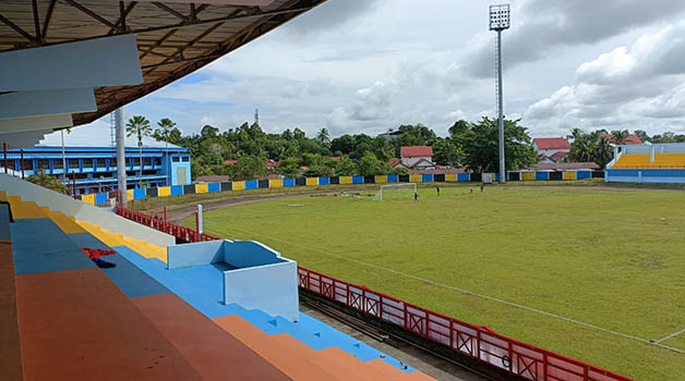GELAR LIGA 3: Stadion Andi Tjatjok yang akan digunakan untuk perhelatan Liga 3 Kaltara pada bulan ini.