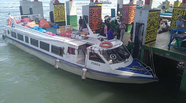 MOMEN NATARU: Speedboat reguler di Pelabuhan Tengkayu I Tarakan usai dilakukan ramp check, Selasa (12/12).