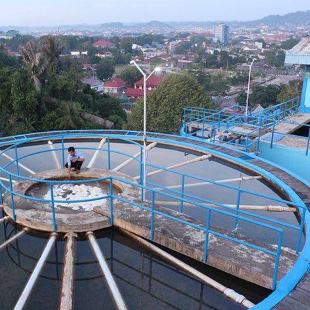 BATAL DIKURAS. Pengurasan di IPA Tirta Kencana batal karena Kerusakan Panel Trafo Intake Gadjah Mada.