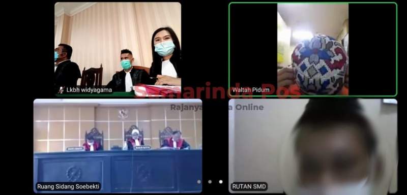 Pelaksanaan sidang kasus asusila.