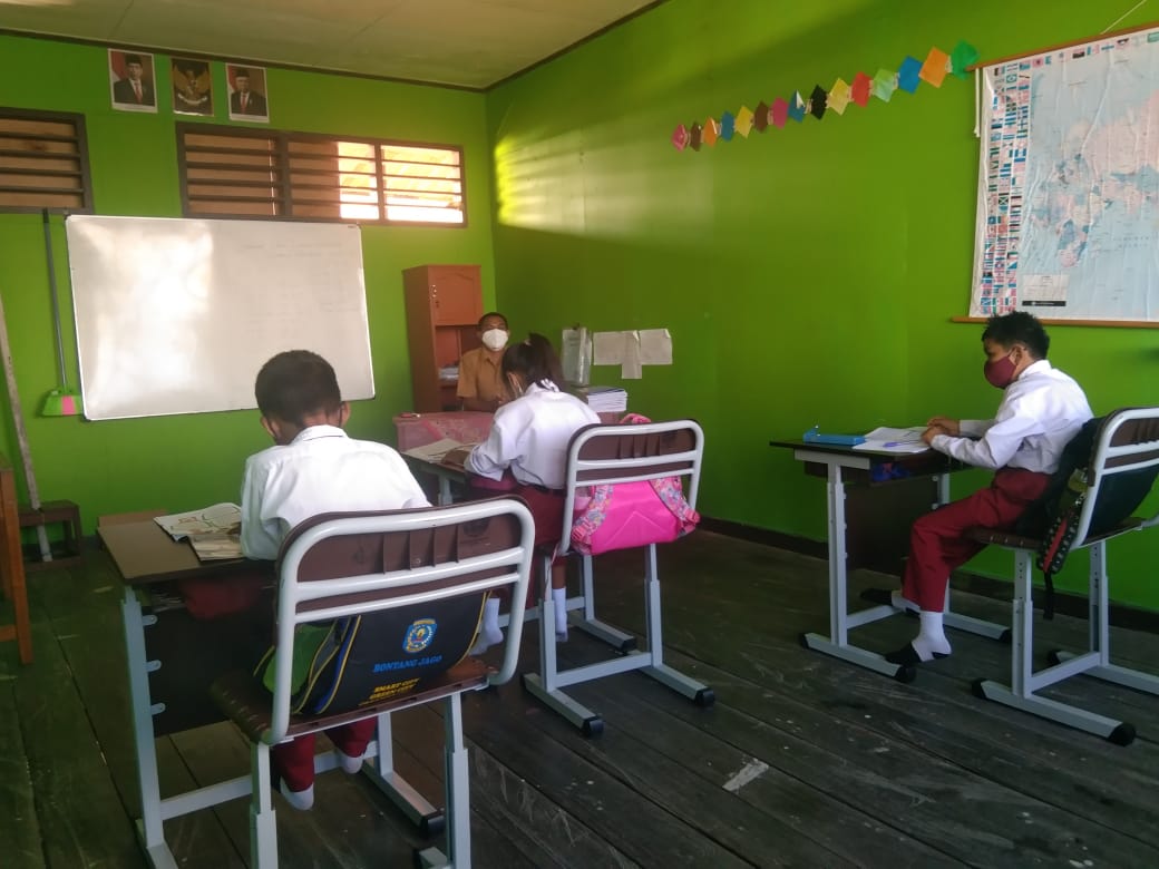 BUTUH PERSIAPAN: Beberapa sekolah memutuskan untuk memulai pembelajaran tatap muka (PTM) terbatas tahap kedua awal pekan depan, meski rekomendasi sudah diberikan Dinas Pendidikan dan Kebudayaan.