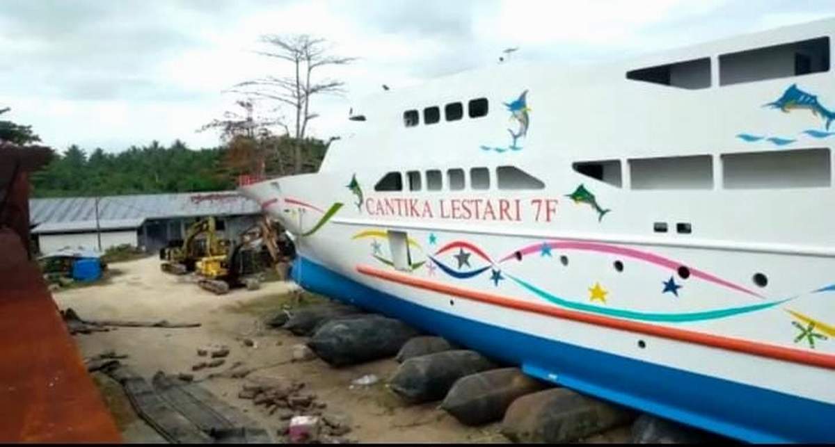 TRANSPORTASI: Kapal ini akan melayani penumpang rute Bontang-Mamuju dengan estimasi pelayaran delapan jam.