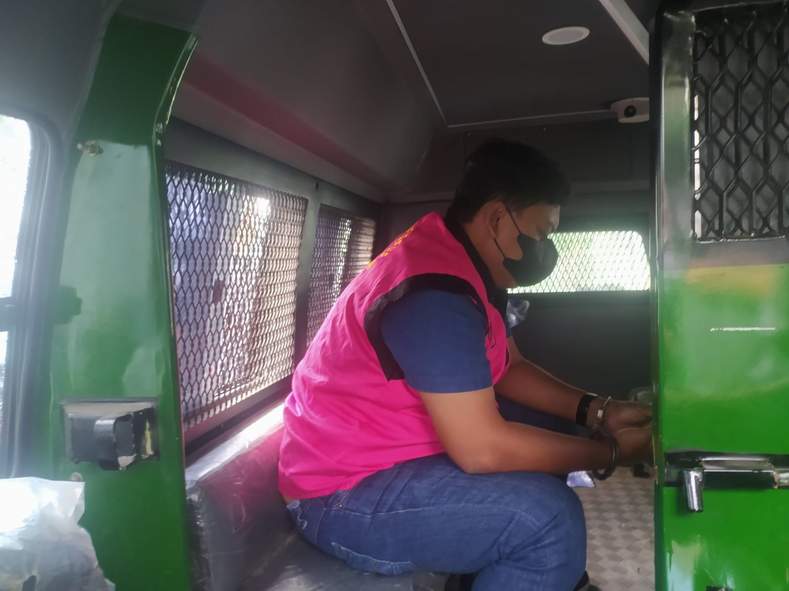 DIBAWA KE LAPAS: Terpidana korupsi pengadaan lahan bandara perintis, Bontang Lestari, Dimas Saputro, harus menjalani hukuman berdasarkan putusan kasasi.