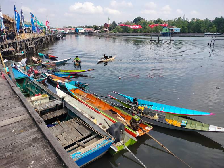 BUDAYA: Tradisi massorong suku Pattae masih terus dilestarikan di Kampung Bawis, Berbas Pantai, Bontang.
