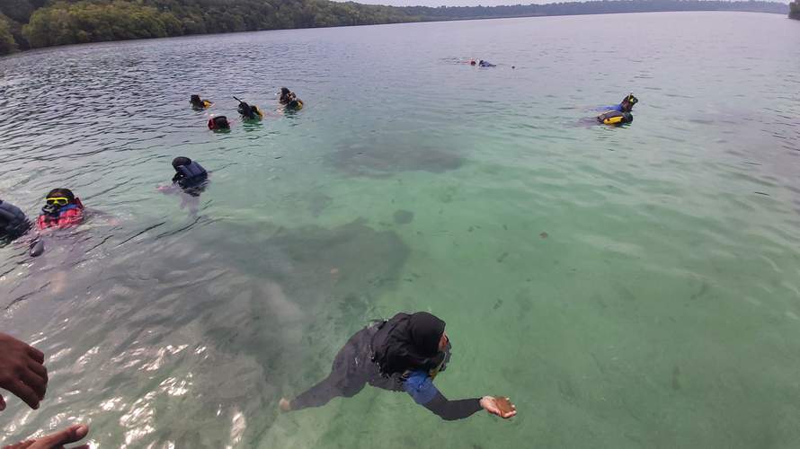 DANAU UBUR-UBUR: Salah satu destinasi wisata di Berau ialah keindahan danau dengan ubur-uburnya di Pulau Kakaban.