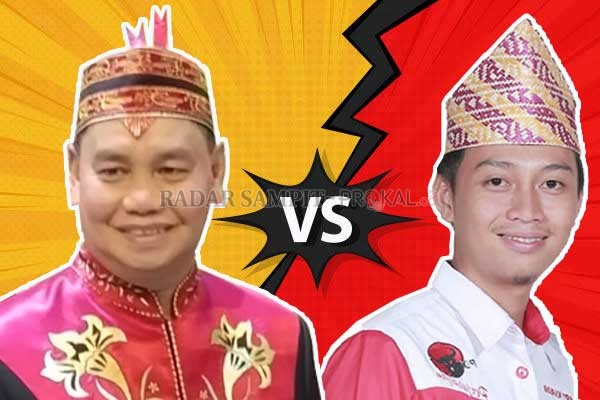 Dua kandidat kuat yang akan dijadikan bakal calon oleh PDI Perjuangan, Halikinnor dan Ferry Khaidir.(RADAR SAMPIT)