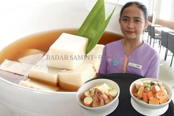 PASTI NIKMAT: Tiga menu spesial di Midtown Expresss Sampit selama Februari, yakni kembang tahu, sukiyaki, dan mie kuah komplit.(RADAR SAMPIT)