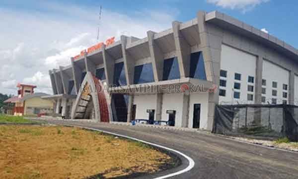 BARU: Bangunan utama Bandara H Muhammad Sidik Muara Teweh, yang akan segera dioperasionalkan setelah sukses melalui uji coba.(int)