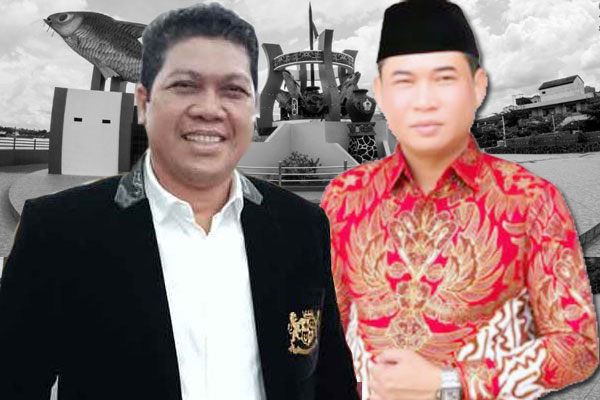 Parimus dan Jhon Krisli, dua nama yang digadang sebagai poros baru bakal calon Bupati dan Wakil Bupati Kotim pada Pilkada.(RADAR SAMPIT)