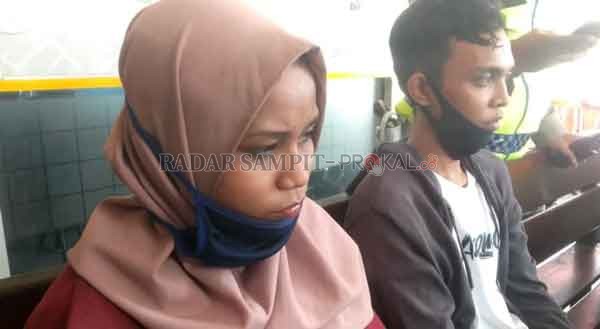 Dua tersangka yang berhasil diamankan.