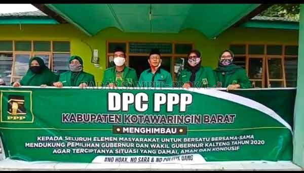 Ketua DPC PPP Kobar mengajak masyarakat untuk menjaga kondusifitas daerah dengan menolak hoax dan isu SARA.